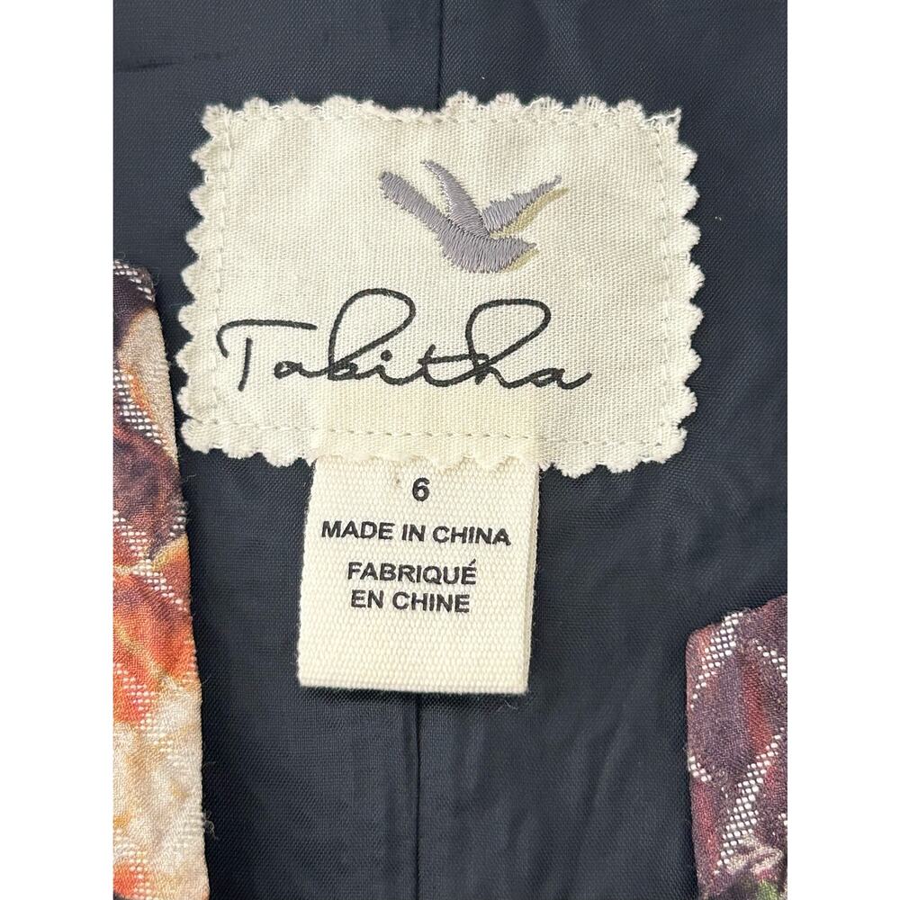 ANTHROPOLOGIE TABITHA Women’s Floral Print Sleeveless Sheath Dress Sz 6 - Picture 8 of 11